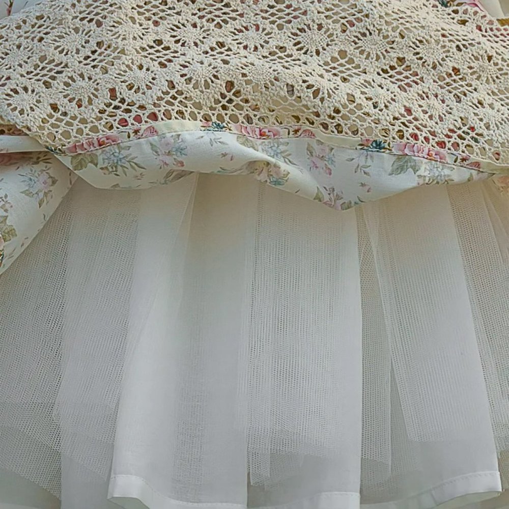NWT Dollcake Harper Floral and Lace Dress Girls - Picture 4 of 6
